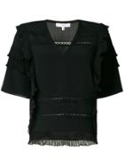 Iro Cauland Short-sleeved Top - Black