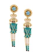 Dolce & Gabbana Nutcracker Earrings, Women's, Yellow/orange