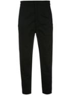 Isabel Marant Étoile Contrast Side Panel Trousers, Women's, Size: 40, Black, Cotton/polyester/spandex/elastane
