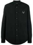 Kenzo Mini Tiger Button Down Shirt, Men's, Size: Xl, Black, Cotton