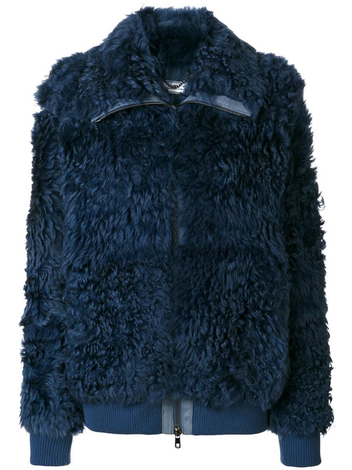 Desa 1972 Zipped Bomber Jacket - Blue