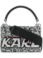 Karl Lagerfeld Star Metallic Tote Bag - Black