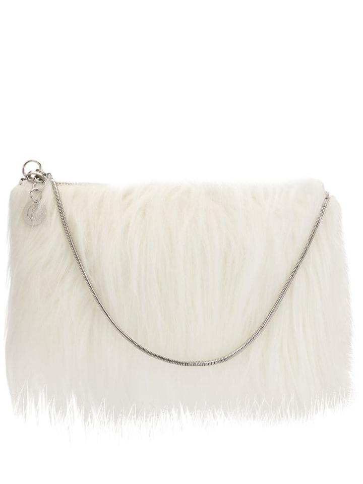 Mm6 Maison Margiela Small Furry Bag - White