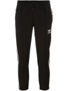 Adidas Originals Three Stripe Cigarette Trousers, Women's, Size: 42, Black, Polyester/spandex/elastane/rayon