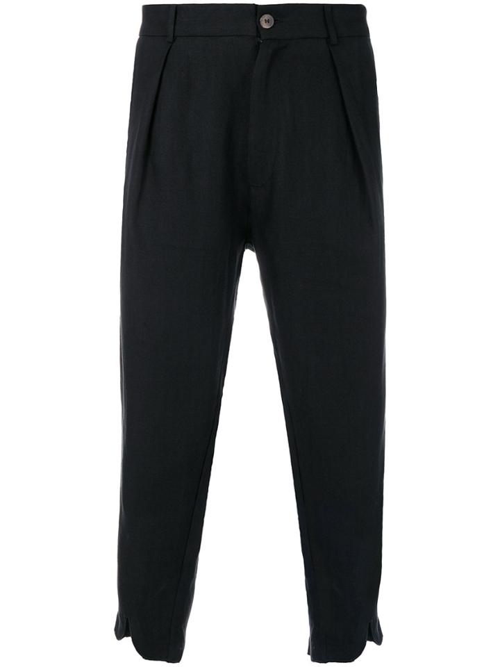 Société Anonyme V Cuffed Cropped Trousers - Black