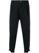 Société Anonyme V Cuffed Cropped Trousers - Black