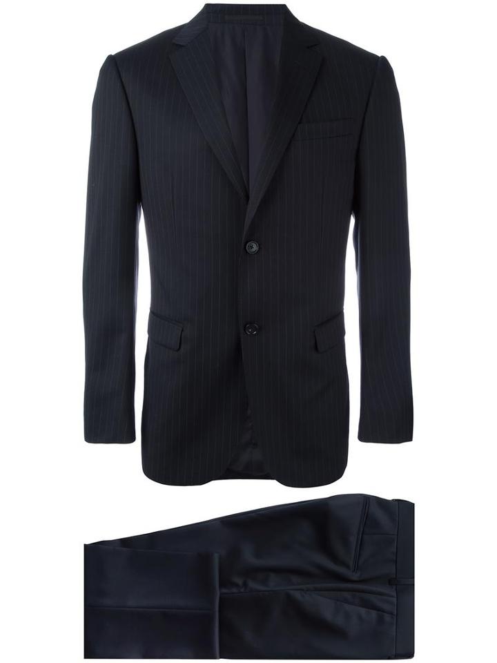 Z Zegna Two Piece Suit, Men's, Size: 52, Blue, Wool/cupro