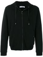 Versace Collection Abstract Embroidered Medusa Hoodie - Black