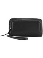 Eleventy Zip Compartment Wallet - Black