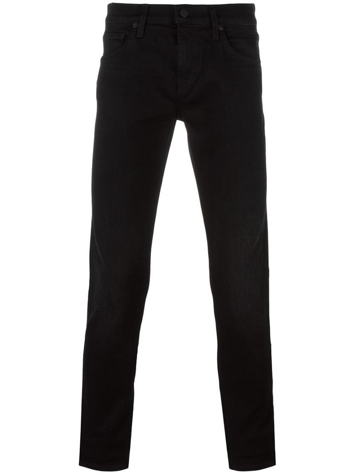 J Brand 'mick' Skinny Jeans, Men's, Size: 31, Black, Cotton/polyester/spandex/elastane