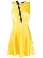 Versace Ruched Front Dress - Yellow