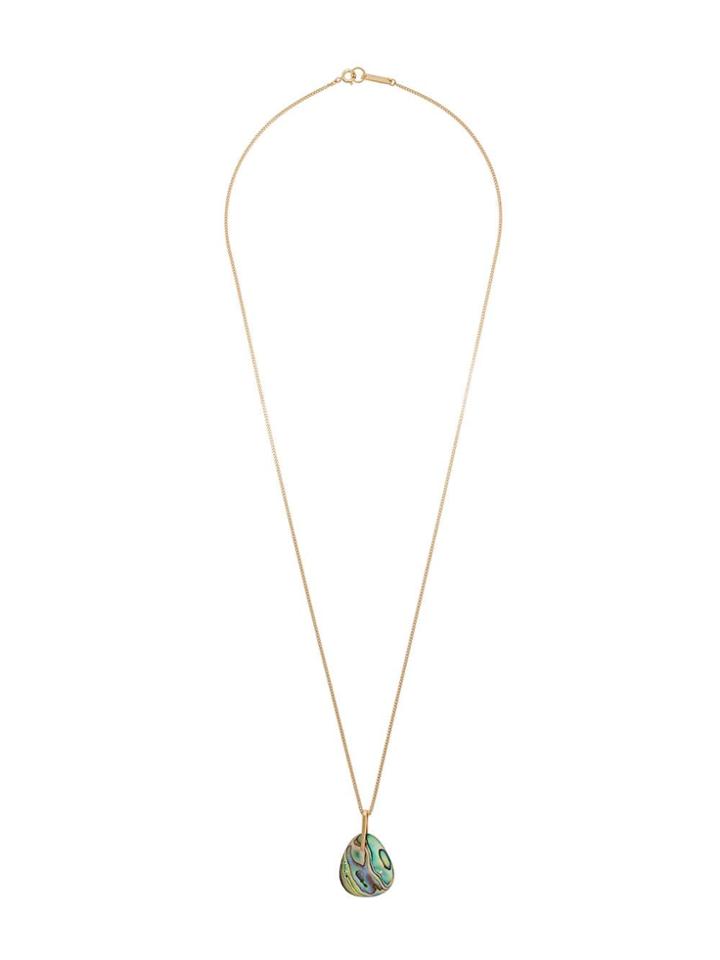 Isabel Marant Holographic Charm Necklace - Green