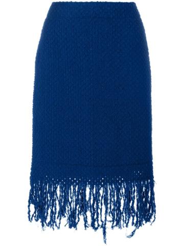 Adam Selman A Selman Skt Frayed Denim Frin