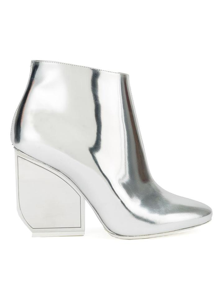 Maison Margiela Metallic Ankle Boots