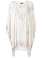 Baja East Embellished Flared Top - Nude & Neutrals