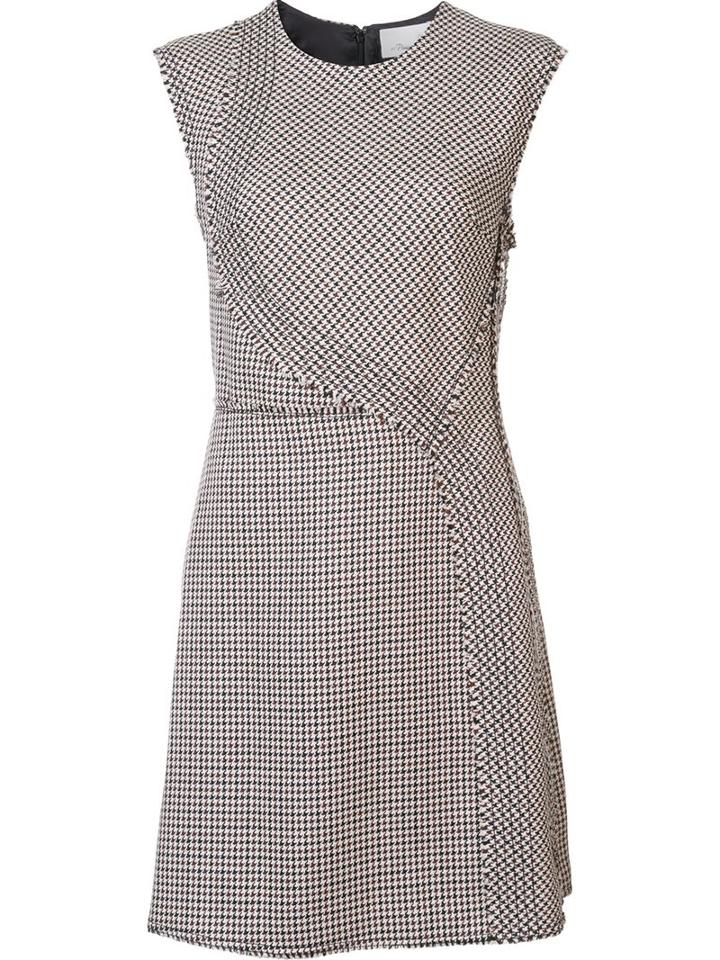 3.1 Phillip Lim Sleeveless Houndstooth Dress