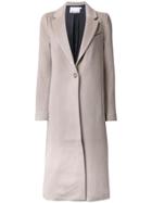 T By Alexander Wang Single Breasted Coat - Brown