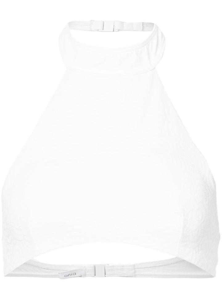 Onia Mary Jane Bikini Top - White