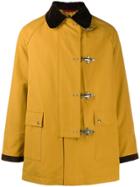Fay Clip Buckle Coat - Yellow