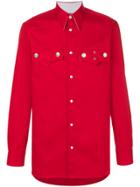 Calvin Klein 205w39nyc Straight-fit Saloon Shirt - Red