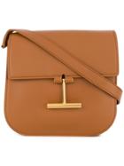Tom Ford T Bar Crossbody Bag - Brown