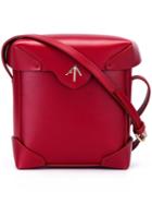 Manu Atelier Mini 'pristine' Bag, Women's, Red, Calf Leather