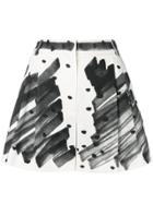 Moschino High-waist Printed Shorts - Black