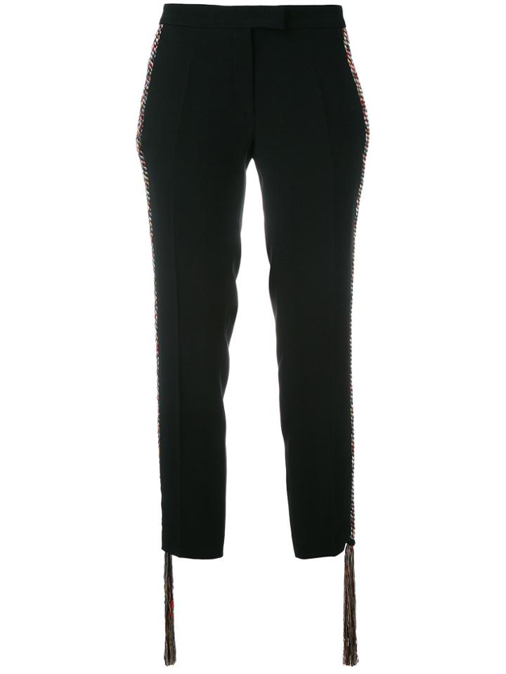 Marco De Vincenzo Cropped Trousers - Black