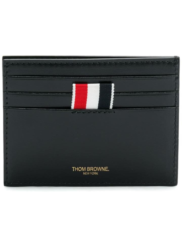 Thom Browne Embossed Toy Icon Cardholder With Note Compartment In Calf