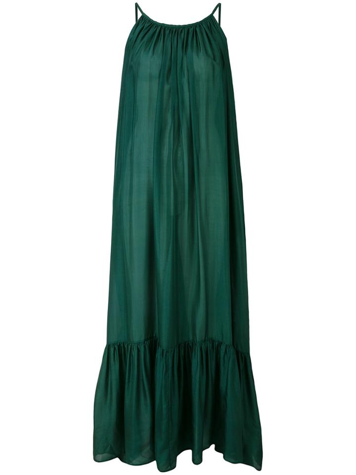 Kalita Long Flared Dress - Green