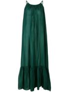 Kalita Long Flared Dress - Green