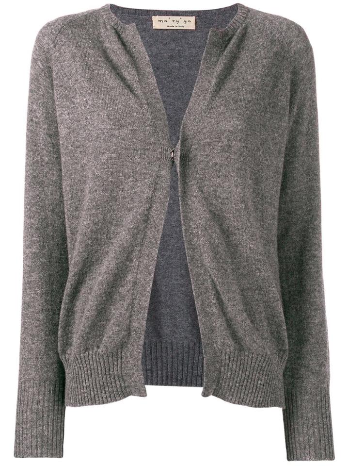 Ma'ry'ya Long Sleeved Cardigan - Grey