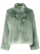 Venus Short Fur Jacket - Green