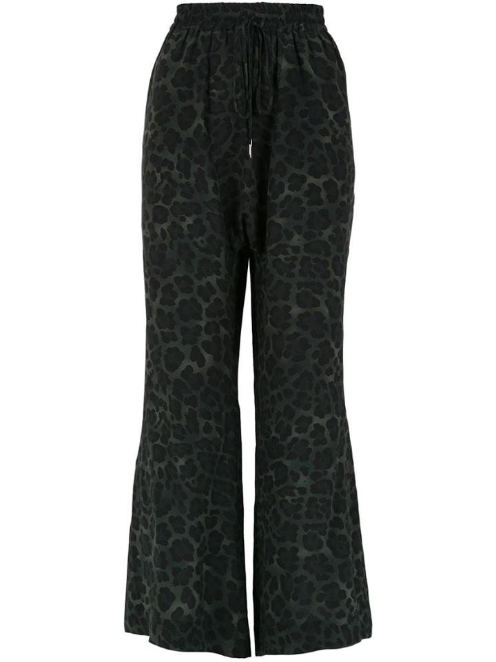 Osklen Lynx Silk Trousers - Black