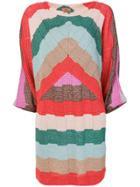 Missoni Bat Sleeves Dress - Multicolour