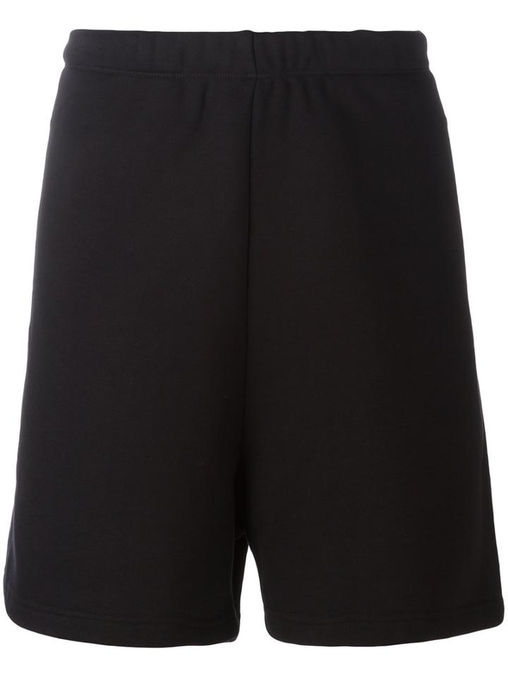 Balenciaga Zipped Pocket Track Shorts, Men's, Size: Small, Black, Cotton/viscose
