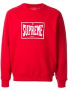 Supreme Warm Up Crewneck Sweatshirt - Red