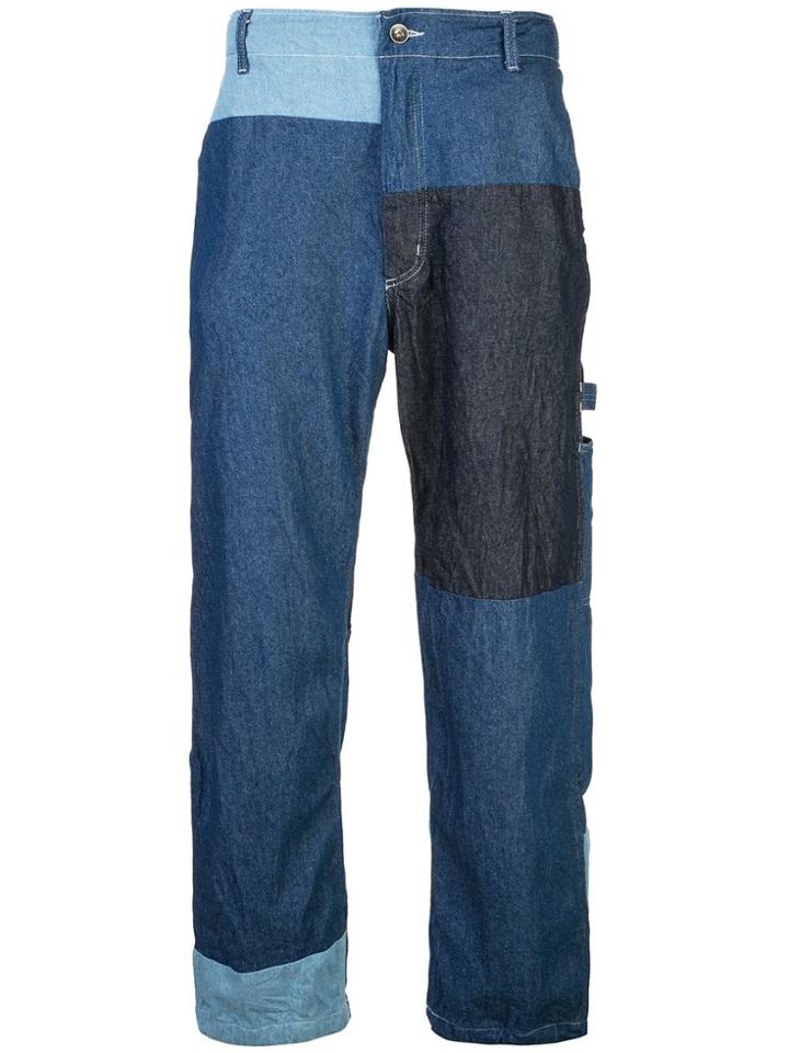Engineered Garments Denim Painter Trousers - Blue