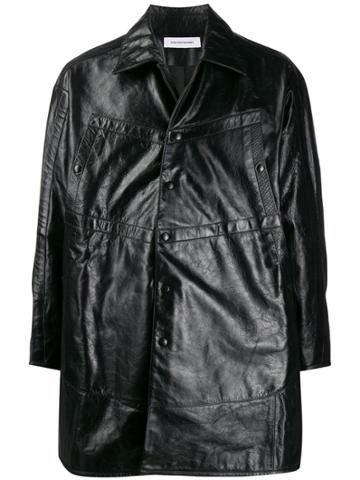 Kiko Kostadinov Preston Leather Jacket - Black