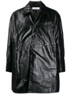 Kiko Kostadinov Preston Leather Jacket - Black