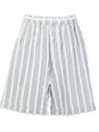 Facetasm Textured Bermuda Shorts, Men's, Size: 0, Grey, Polyester/cotton
