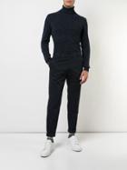 Isaia Roll Neck Sweater - Blue