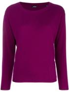 Aspesi Cashmere Fine Knit Sweater - Pink & Purple