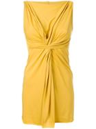 Rick Owens Lilies Gathered Detail Top - Yellow
