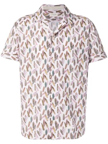Tintoria Mattei Surfboard Print Shirt - Pink & Purple