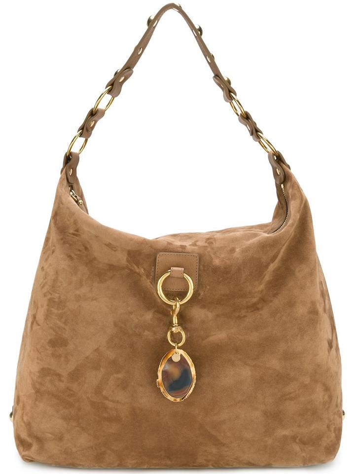 Lanvin 'marguerite' Tote Bag, Women's, Nude/neutrals, Cotton/polyester/calf Suede
