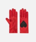 Christopher Kane Love Heart Leather Gloves