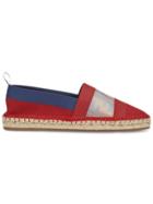 Fendi Color-block Espadrilles - Red