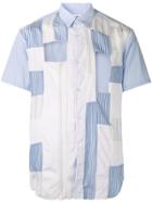 Comme Des Garçons Shirt Cut Out Detail Shirt - Blue