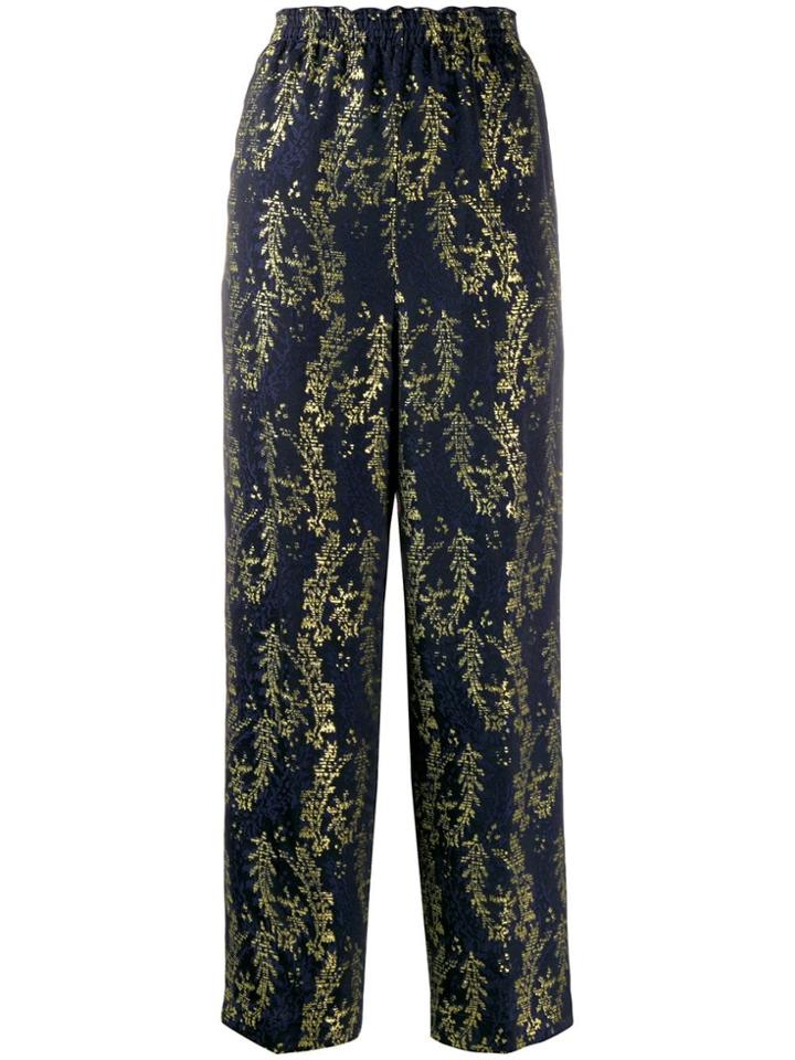 Forte Forte Embroidered Trousers - Black